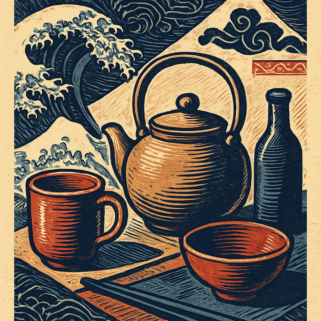 still life with everyday objects