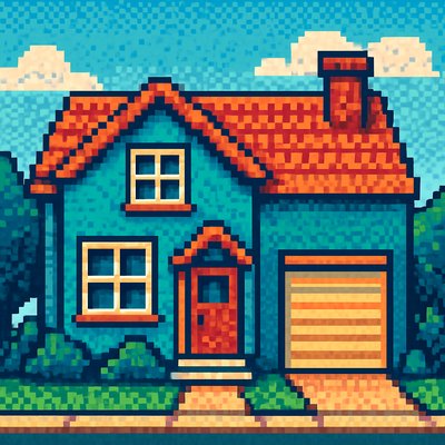 house with front view