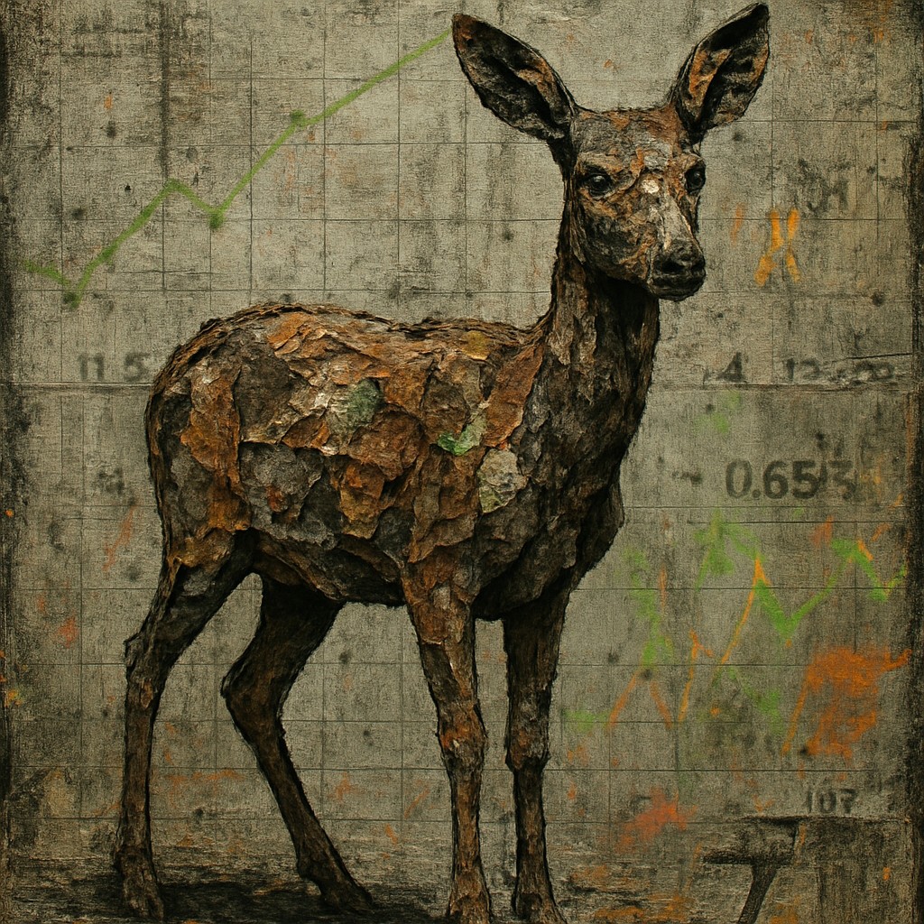 animal standing in natural pose