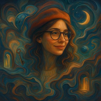 Surrealist Landscape Art Style Style Transfer Example