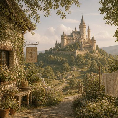 majestic castle on a hilltop