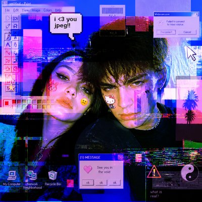 portrait of two people together