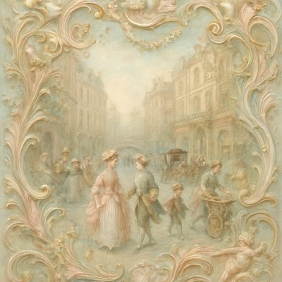 urban street with city activity