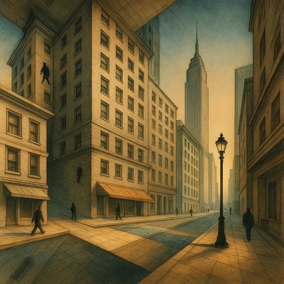 Gravity Defiance Surrealism Art Style Style Transfer Example