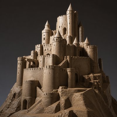 majestic castle on a hilltop