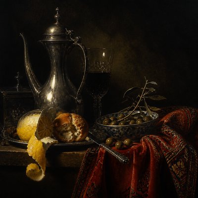 still life with everyday objects