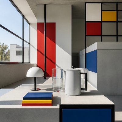 still life with everyday objects