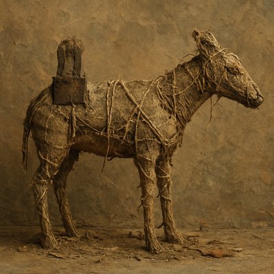 animal standing in natural pose