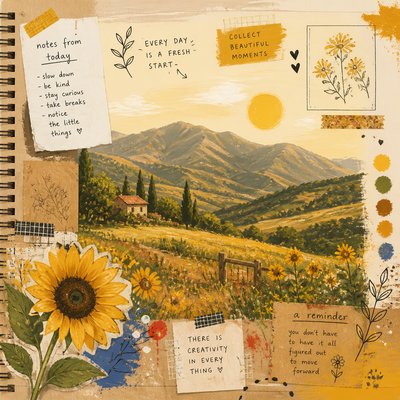 wide landscape with natural scenery — Art Hoe Aesthetic
