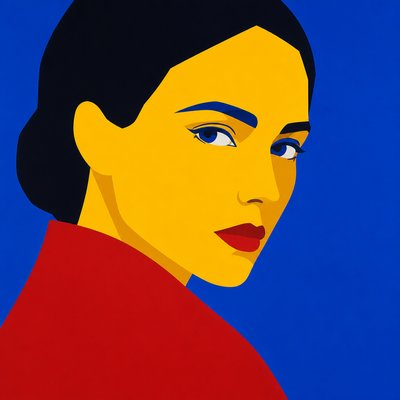 portrait of a person with expressive eyes