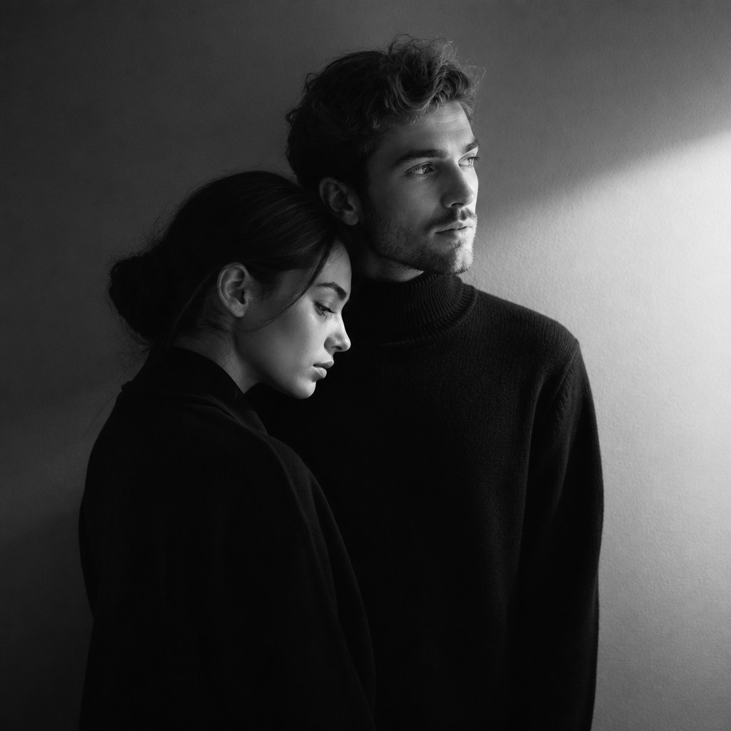 portrait of two people together — Fine Art Photography Style