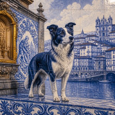 animal standing in natural pose — Porto Art Style