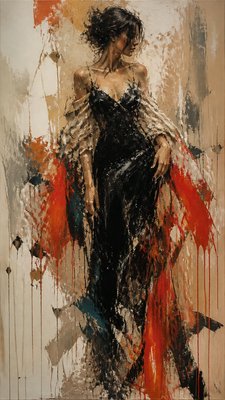 full-length portrait of an elegant figure