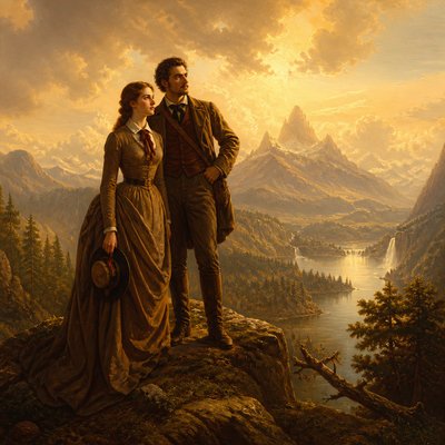 portrait of two people together