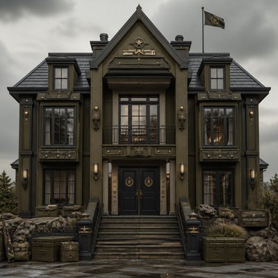 house with front view