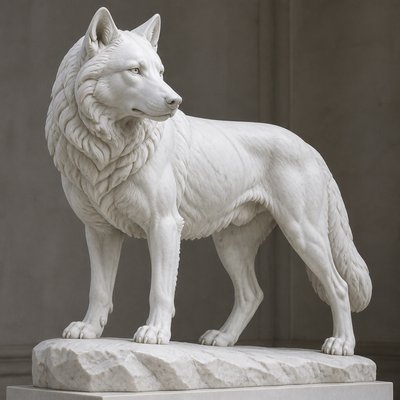 animal standing in natural pose