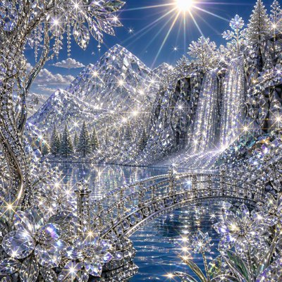 wide landscape with natural scenery — Crystal Jewelry Style