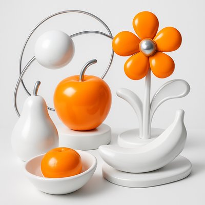 Retro Futuristic Furniture Art 3