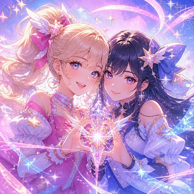 portrait of two people together