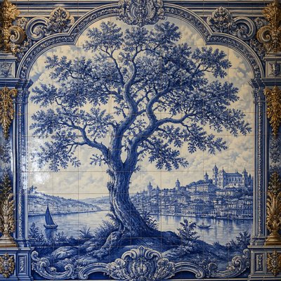 a tree in nature — Porto Art Style