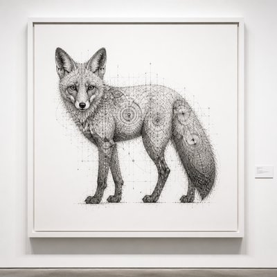 animal standing in natural pose