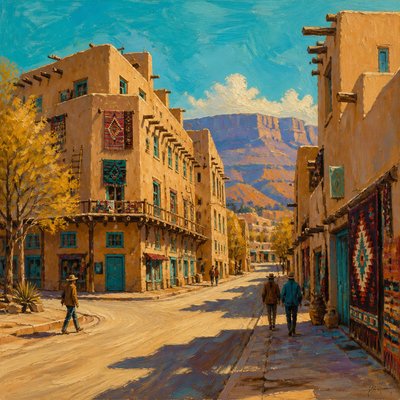 Taos Art Style Style Transfer Example