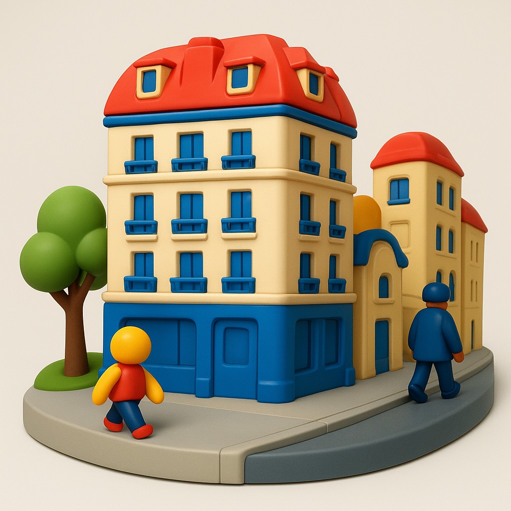 Designer Vinyl Toy Art Style Transfer Example