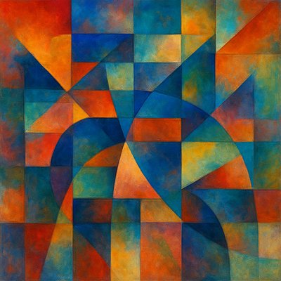 Abstract Still Life Art Style Style Transfer Example