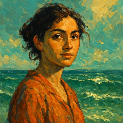 portrait of a person with expressive eyes