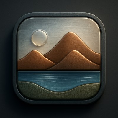 serene landscape with mountains and water