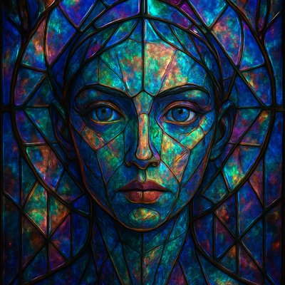Holographic Stained Glass 1