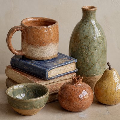 still life with everyday objects