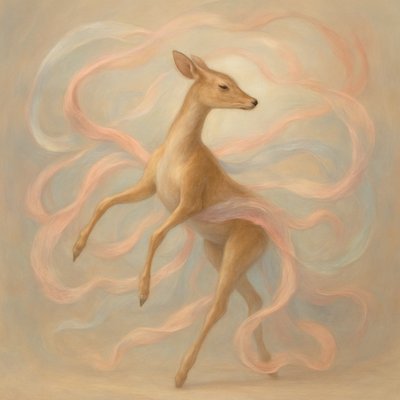 animal standing in natural pose