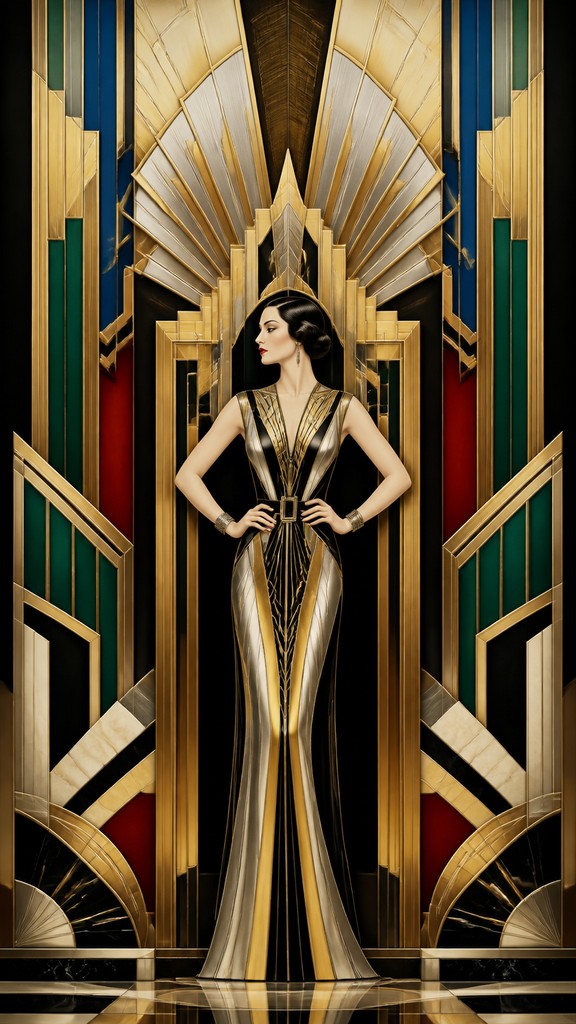 full-length portrait of an elegant figure