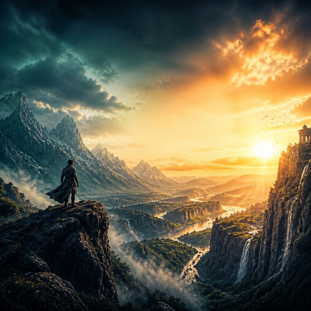 wide landscape with natural scenery