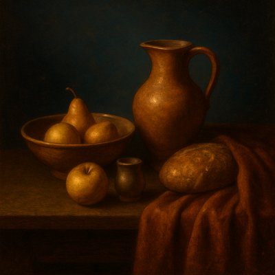 still life with everyday objects