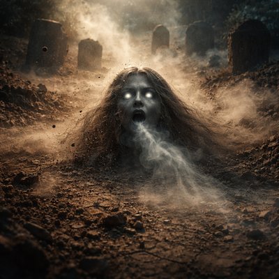 Isaiah 29:4 (KJV)
4 And thou shalt be brought down, and shalt speak out of the ground, and thy speech shall be low out of the dust, and thy voice shall be, as of one that hath a familiar spirit, out of the ground, and thy speech shall whisper out of the dust.


