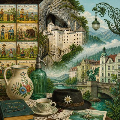 still life with everyday objects — Slovenian Art Style