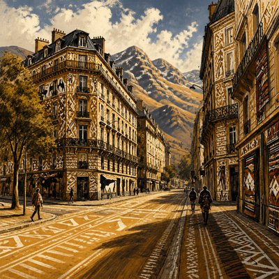 Lesotho Art Style Style Transfer Example