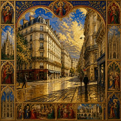Ghent Art Style Style Transfer Example