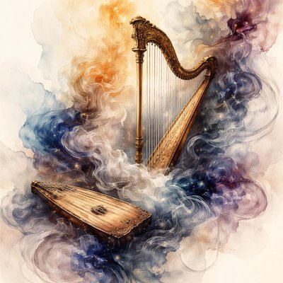Express without words “Upon an instrument of ten strings, and upon the psaltery; upon the harp with a solemn sound.” (Psalms 92:3, KJVA)
