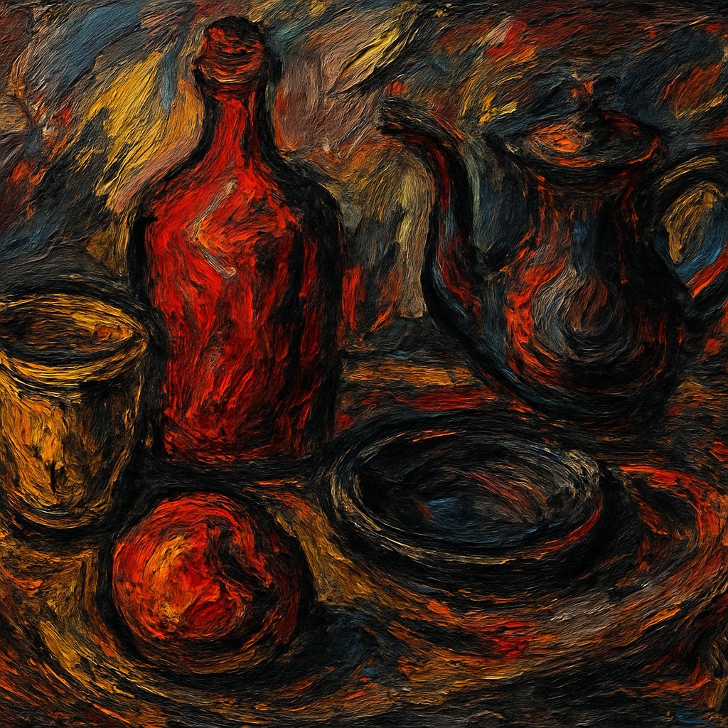 still life with everyday objects