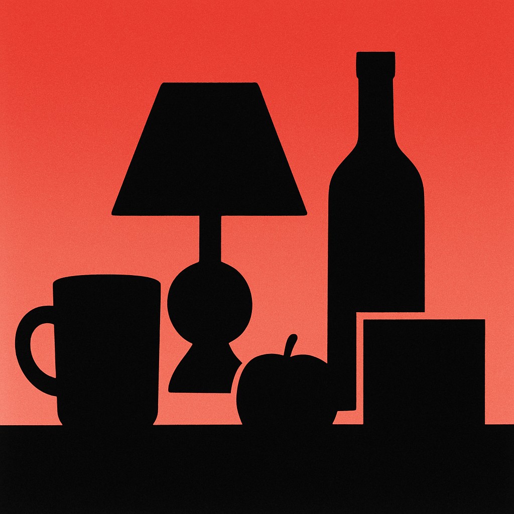 still life with everyday objects