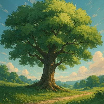 a tree in nature