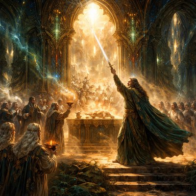 “And prepare yourselves by the houses of your fathers, after your courses, according to the writing of David king of Israel, and according to the writing of Solomon his son. And stand in the holy place according to the divisions of the families of the fathers of your brethren the people, and after the division of the families of the Levites. So kill the passover, and sanctify yourselves, and prepare your brethren, that they may do according to the word of the LORD by the hand of Moses.” (2 Chronicles 35:4-6, KJVA)
