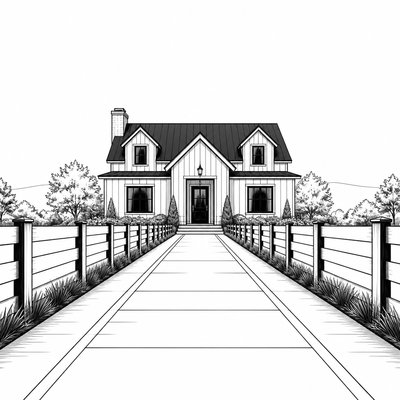 house with front view