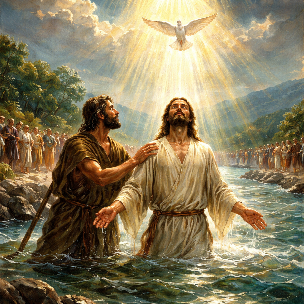 Express without words “And I knew him not: but he that sent me to baptize with water, the same said unto me, Upon whom thou shalt see the Spirit descending, and remaining on him, the same is he which baptizeth with the Holy Ghost.” (John 1:33, KJV)