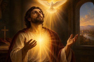 image of a Christian man filled with the Holy Spirit.
By the mysterious operation of the Spirit in the new birth, that which is called by the Apostle Peter “the divine nature” (2 Peter 1:4) enters the deep-in core of the believer’s heart and establishes residence there. Such a one is a true Christian, and only such.
