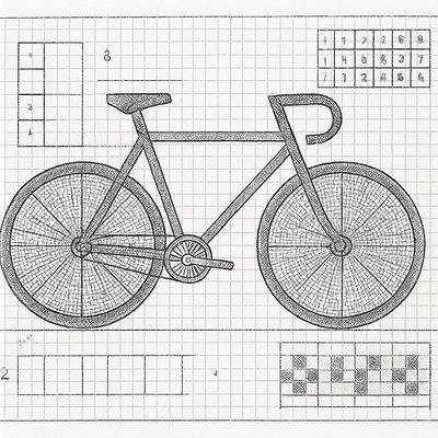 bicyle resting against a wall