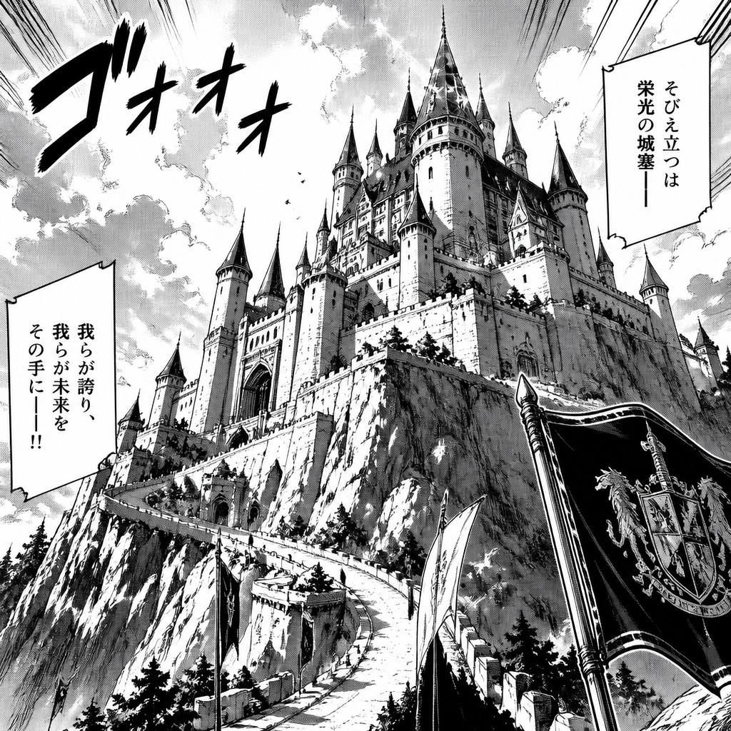 majestic castle on a hilltop